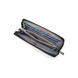 Portfel antykradzieżowy Pacsafe RFIDsafe Continental Wallet - jet black