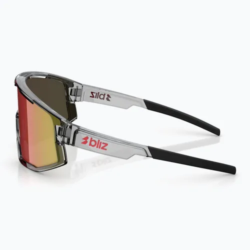 Okulary przeciwsłoneczne Bliz Fusion transparent dark grey/brow red multi