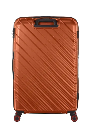 American Tourister SPEEDSTAR-copper orange'ın geniş genişletilebilir valizi