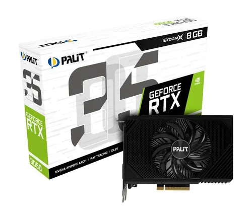 Karta graficzna Palit GeForce RTX 3050 StormX 8GB GDDR6 128bit DLSS