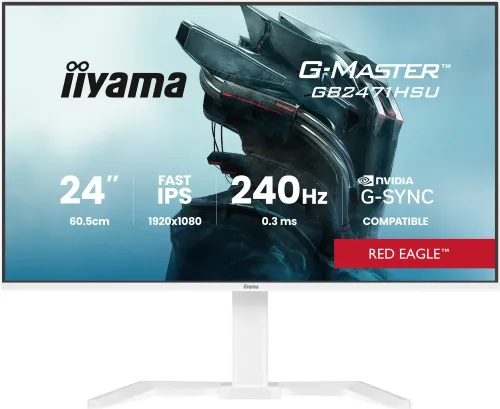 iiyama G-Master GB2771HSU-W1 Red Eagle - 240Hz | Full HD | Fast IPS | 27'' | 0,4ms | HDR10
