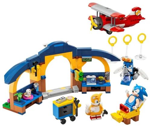 LEGO Sonic the Hedgehog 76991 Tails с мастерской и самолетом Торнадо