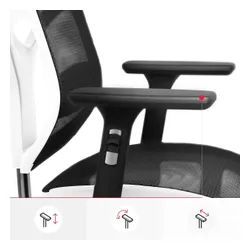 Fotel DIABLO CHAIRS V-Basic Biało-czarny