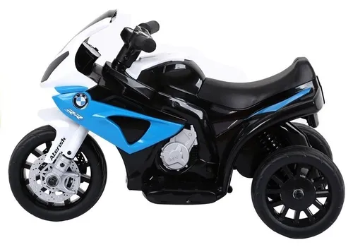 Motorek Na Akumulator Dla Dzieci 1-3 Lata Trójkołowy Bmw S1000Rr LED Skóra