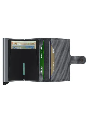 Secrid Miniwallet Karbon RFID Cüzdanı-cool grey