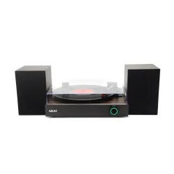 Gramofon AKAI ATT-200SP Manualny Napęd paskowy Bluetooth Brązowy