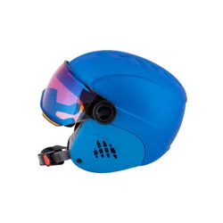 Kask snowboardowy dziecięcy ALPINA CARAT LE VISOR blue - Rozmiar - S