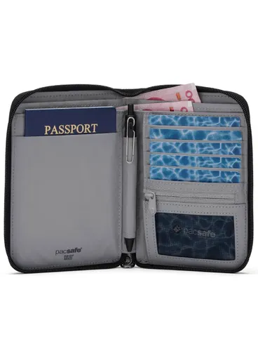 Organizer podróżny Pacsafe RFIDsafe Compact Travel Organizer - jet black