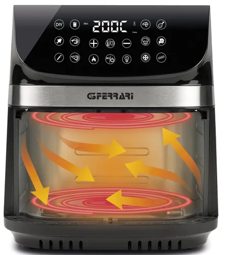 Air Fryer Frytkownica beztłuszczowa G3FERRARI Friggisano Star G10215 9l, 12 automatycznych programów