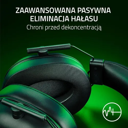 Słuchawki przewodowe z mikrofonem Razer BlackShark V2 X Xbox Nauszne Czarny