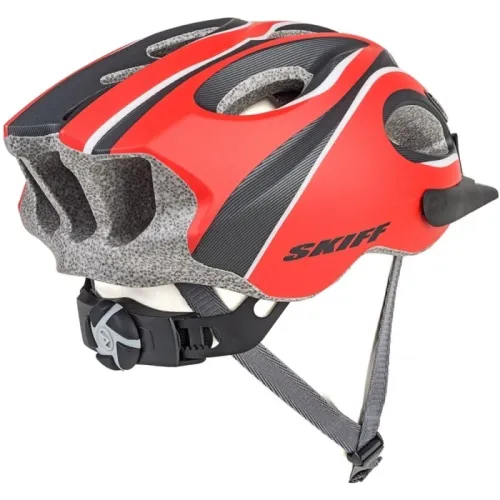 Kask rowerowy Author Skiff czerwono-czarny