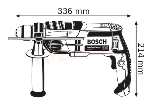 Ударная дрель с самозатягивающимся патроном Bosch GSB 20-2