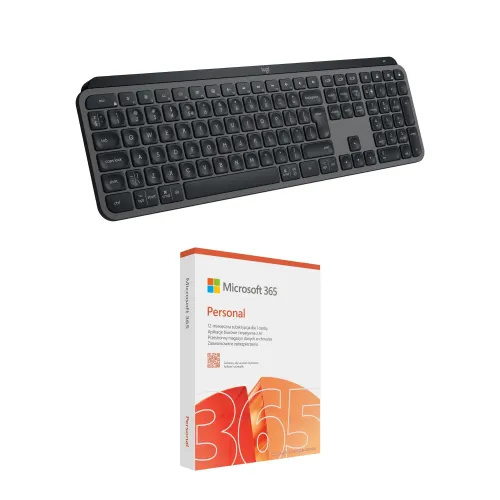 Klawiatura LOGITECH MX Keys S Grafitowy + Program MICROSOFT 365 Personal