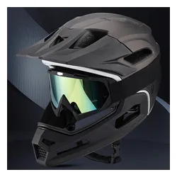Kask rowerowy WOZINSKY HT-009C Czarny Full Face MTB  (rozmiar L)