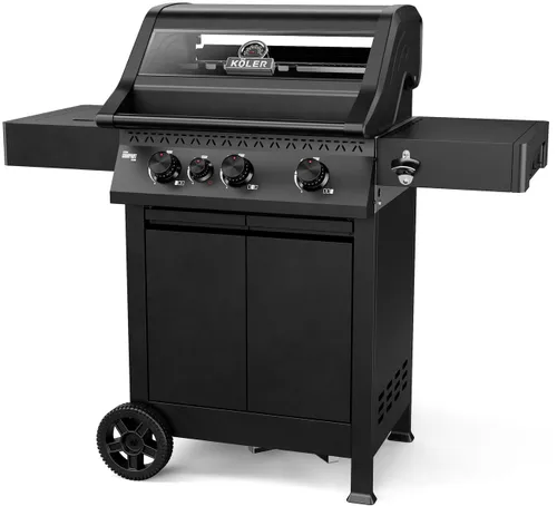 Grill gazowy KOLER Krone Compact Czarny 15.5 kW 60 x 46 cm