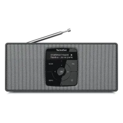 Radioodbiornik TechniSat DigitRadio 2S Radio FM DAB+ Bluetooth Czarno-srebrny