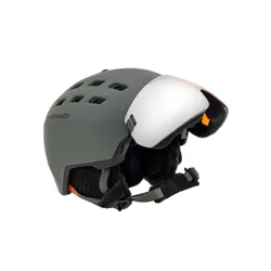 Kask narciarski męski z wbudowaną szybą HEAD RADAR nightgreen 2023 - Rozmiar - XS/S