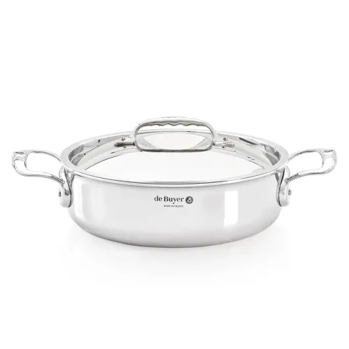 DE BUYER Affinity 2,6 l - garnek ze stali nierdzewnej z pokrywką