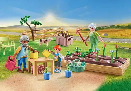 Playmobil Набор фигурок Страна 71443 Дедушкин огород