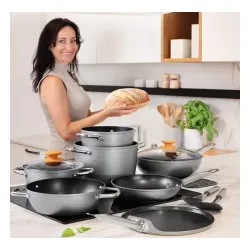 TESCOMA GrandCHEF 28 cm - patelnia / wok nieprzywierający