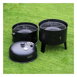 Grill węglowy VELACO VL12-BLACK Czarny