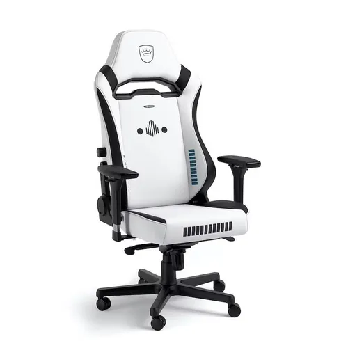 Fotel Noblechairs HERO ST Stormtrooper Edition Gamingowy do 150kg Skóra ECO High Tech Biało-czarny