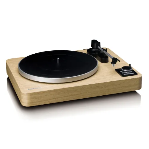 Gramofon Lenco LBTA-166SI Automatyczny Napęd paskowy Przedwzmacniacz Bluetooth Brązowy