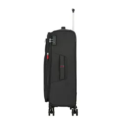 Walizka średnia American Tourister Crosstrack - grey/red