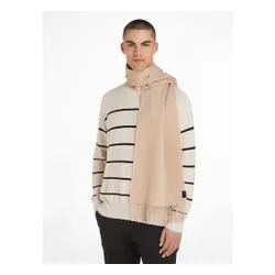 Calvin Klein clasic lână țesute eșarfă K50k511008 Stony bej ACE