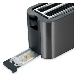 Severin AT 9341 Toster automatyczny ciemny inox-stal nierdzewna