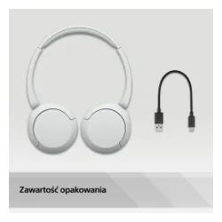 Беспроводные наушники Sony WH-CH520 Over-Ear Bluetooth 5.2 Белый