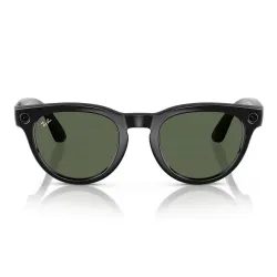 Okulary Ray-Ban Meta Glasses Green Lenses Shiny Black RW4006 Czarny