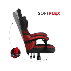 Fotel HUZARO Force 4.4 Czerwono-czarny