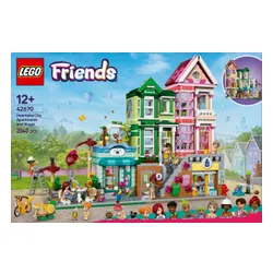 LEGO Klocki Friends 42670 Mieszkania i sklepy w mieście Heartlake