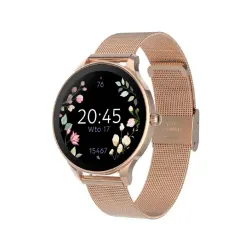 Smartwatch Forever Velora SB-306 38mm Różowe złoto