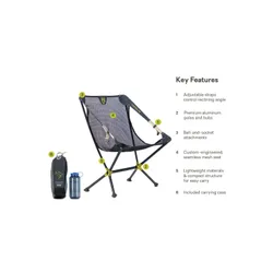 Krzesło turystyczne Nemo Moonlite Reclining Camp Chair - black pearl
