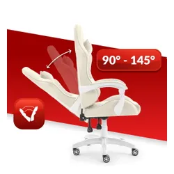 Fotel HELL'S CHAIR HC-1000 Beżowy