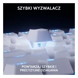 Klawiatura Logitech Pro X TKL Rapid Biały