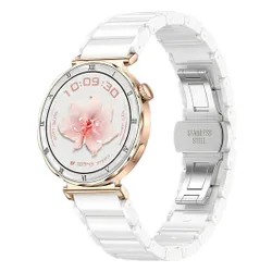 Smartwatch LUNA Bianca Ceramic Złoty