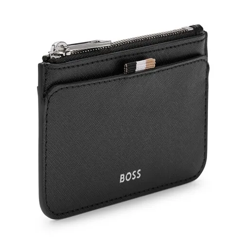 Mały Portfel Męski Boss Zair Card Hold Zip 50499278 Black 001