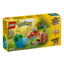 LEGO 72155 Pokémon SMART Play Bulbasaur i Bidoof z krzewem jagody