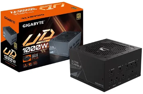 Zasilacz GIGABYTE UD1000GM PG5 V2 1000W 80 Plus Gold PCIe5.0 ATX3.0