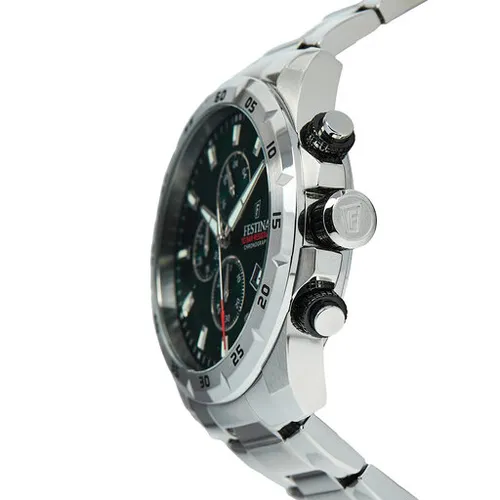 Festina Chrono Sport Saatler 20463/3 Gümüş / Yeşil