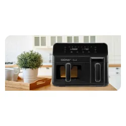 Air Fryer Frytkownica beztłuszczowa ZELMER ZAF9000 5.5l z podwójnym koszem