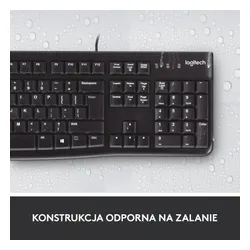 Klawiatura membranowa Logitech K120 Czarny