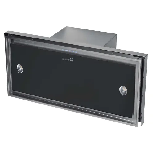 Okap SeeNERGY Iris Incasso Vetro 56 BL Czarny