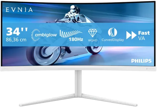 Monitor PHILIPS Evnia 34M2C5501A/00 34" 3440x1440px 180Hz 1 ms [GTG] Curved