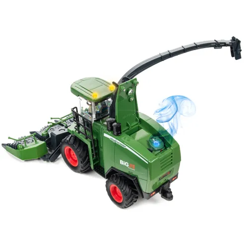 Zdalnie sterowany kombajn COIL RC zabawka na pilota światło dźwięk bańki mydlane zielony