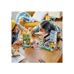 LEGO Friends 41732 şehir merkezinde iç mekan mağazası ve çiçekçi