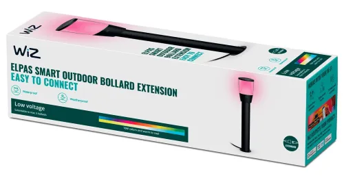 Lampa stojąca WiZ ogrodowa Bollard 4,8W Czarny